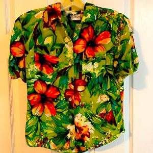 Chicos Hawaiian ladies shirt